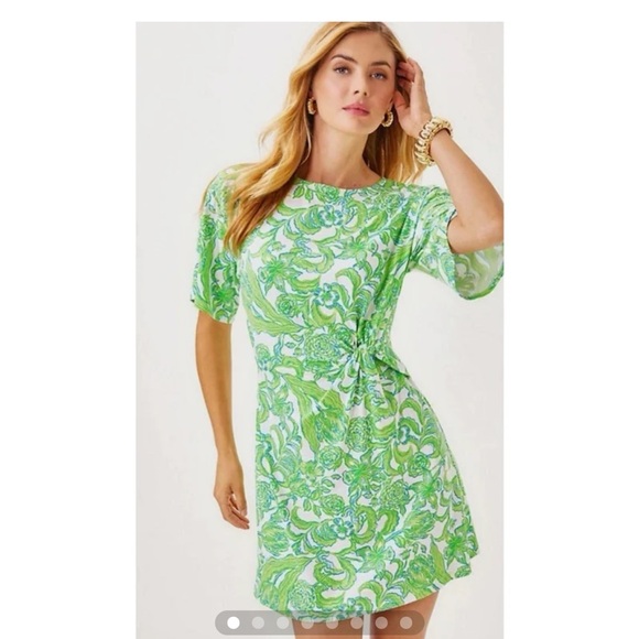 Lilly Pulitzer Dresses & Skirts - NWT Lilly Pulitzer Shaw Dress Resort White Daffodil Hill Size Large